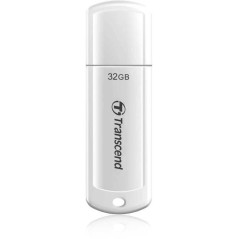Transcend JetFlash 730 32GB USB 3.0 Flash Drive - Fast, Reliable & Stylish White USB Stick